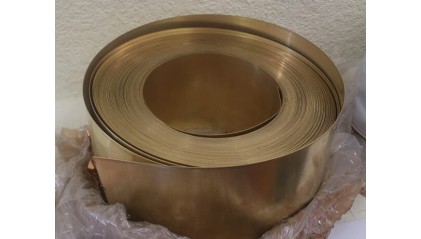 Фольга латунная 5x90 мм (5000 мкм) Л63 фото фольгу латунную 5x90 мм (5000 мкм) Л63 купить в Кирове