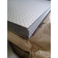 Лист нержавеющий рифленый чечевица 6x1250x2500 мм 08Х17Т ГОСТ 8568-77