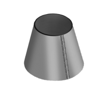 Обечайка стальная коническая 1120x1020x8 мм 09Г2С ГОСТ 14249-89